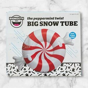 BIGMOUTH | ‘The Peppermint Twist’ Big Snow Tube Inflatable Sled